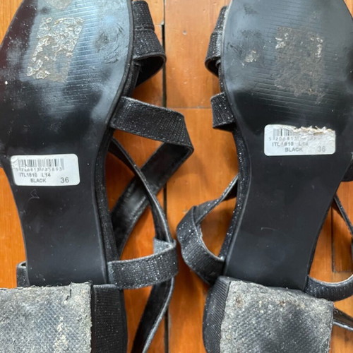 Sandals like new, size 36, 4 cm heel