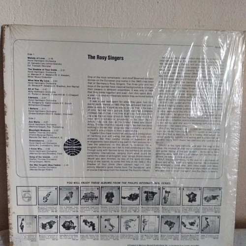 The Rosy Singers vinyl record used, folk
