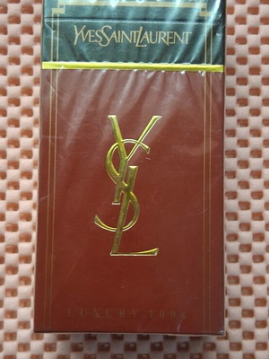 Yves Saint Laurent vintage cigarette pack sealed