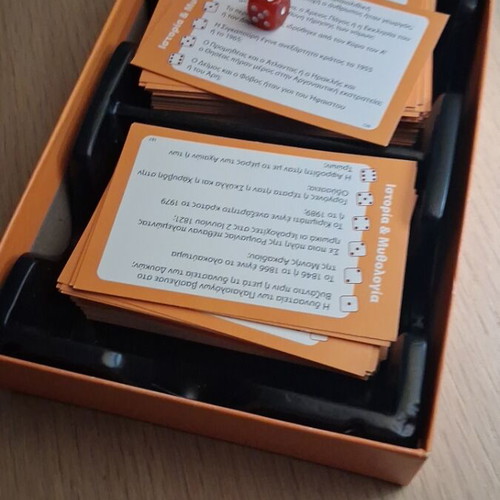 Board game with 1200 history and mythology questions like new