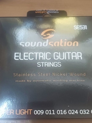 Soundsation electric guitar strings SE531 new