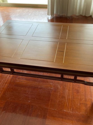 Solid Walnut Coffee Table Used 70s Vintage