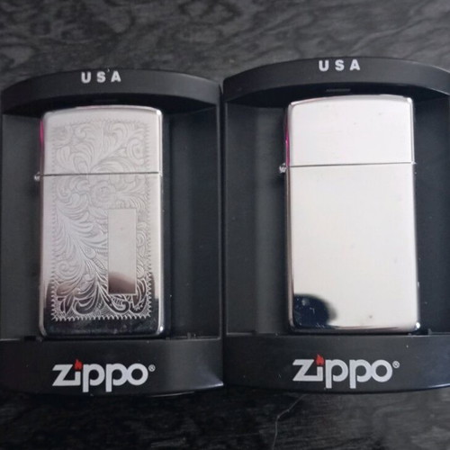 Zippo original USA lighter pair new