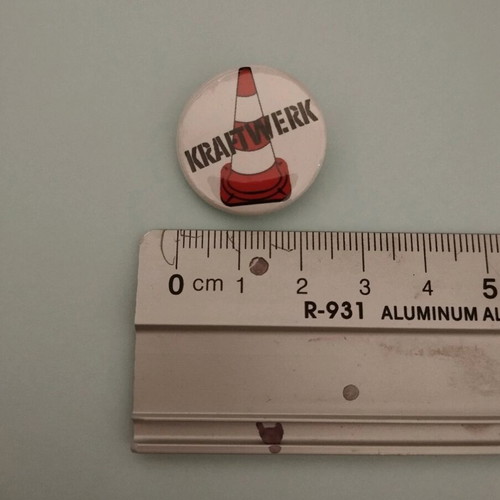 Kraftwerk Cone Pin new 1inch/25mm with safety pin