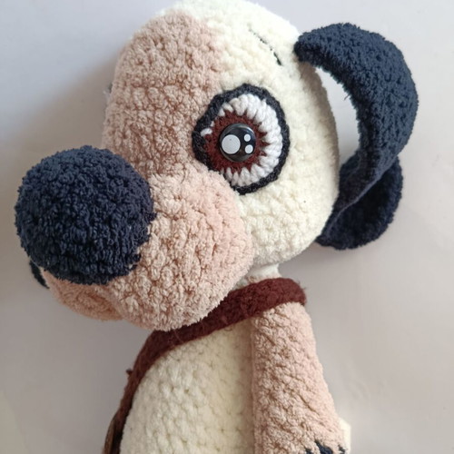 Handmade Amigurumi Dog 40 cm like new