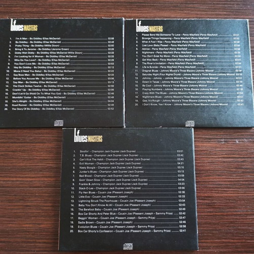 Music 3 CD Blues Masters new