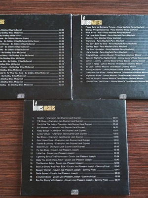 Music 3 CD Blues Masters new