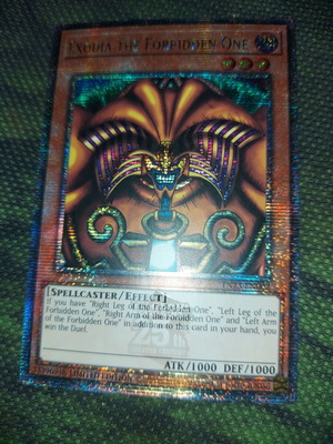 Exodia The Forbidden One 25th Anniversary Quarter Century Secret Rare κάρτα καινούργια
