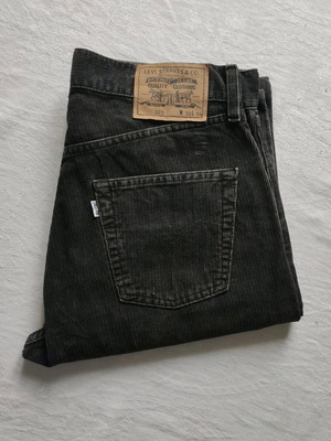 Levi's 505 corduroy jeans new, gray, vintage, made in Italy