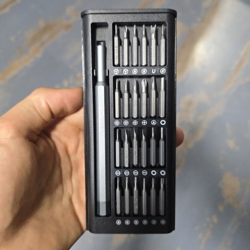 Fine mechanics toolkit like new, S2 steel bits
