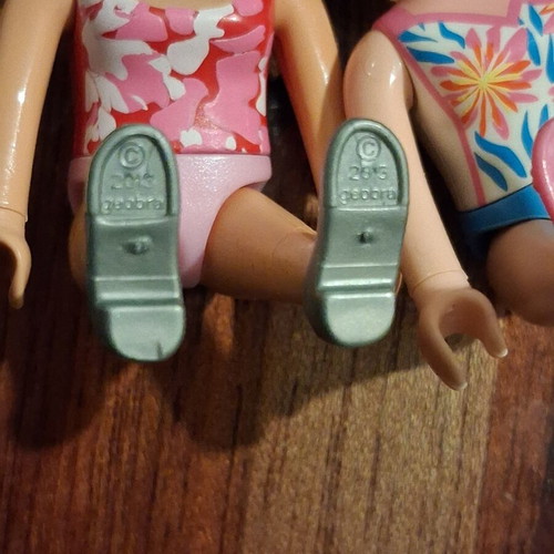 Playmobil figures 2 pack like new, swimsuits 2013