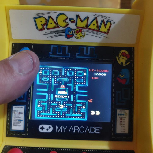 My Arcade Micro Player Pac-Man like new, functional with batteries and charger