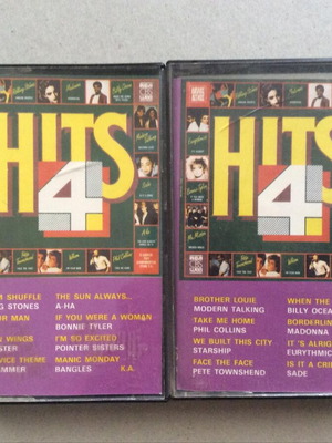 Hits 4 cassette tape used, pop genre