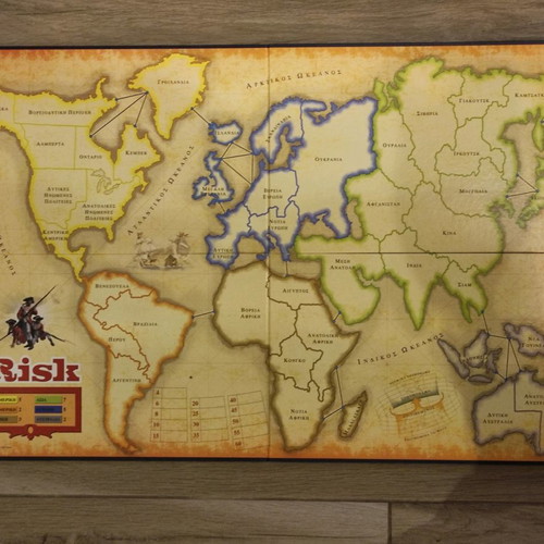 Risk board game (Parker) 2004 used