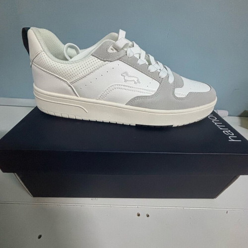 Harmont and Blaine sneakers new, white and gray, sizes 44-45