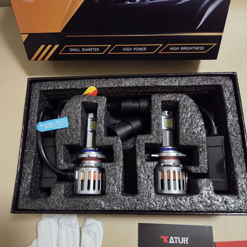 KATUR HIR2 9012 LED headlight bulb, 200W, 40000LM, 6000K, 2 pcs