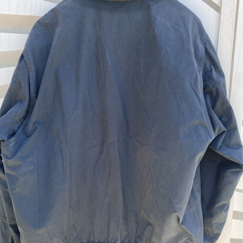 Back Door Nautical Windbreaker Blue, like new, size M