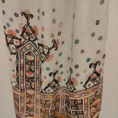 Maxi dress Toi&Moi like new, size Small, beige multicolor