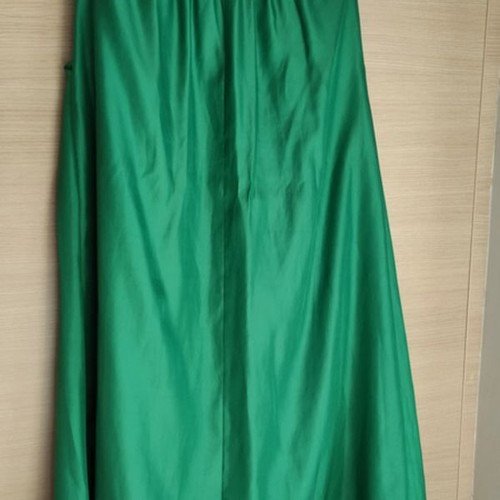 Lynne Emerald Green Satin High-Waisted Skirt new size M/38/10