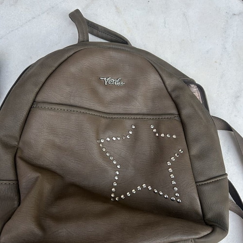 Backpack bag, beige and brown
