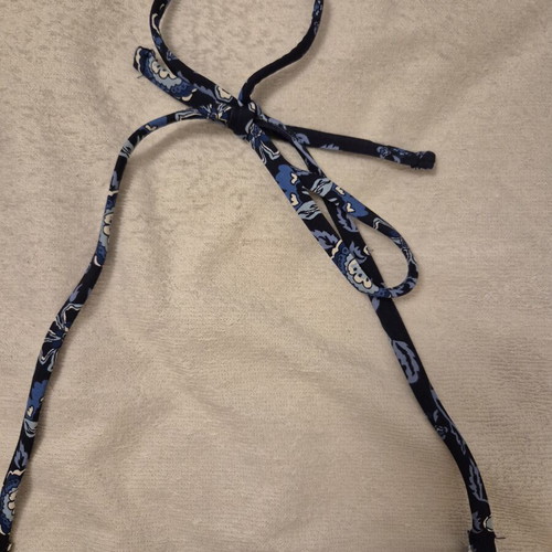 Pepe Jeans bikini top blue floral new, size L