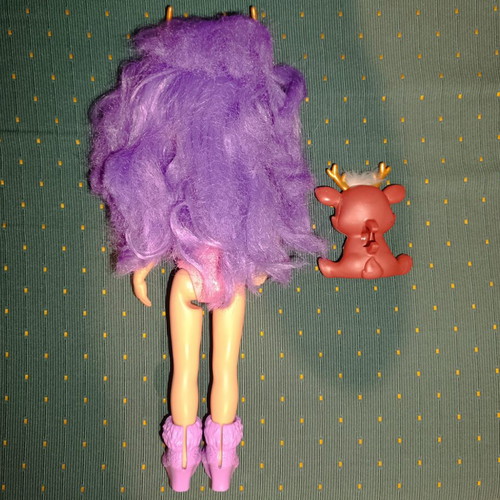 Enchantimals Danessa Deer doll with pet used