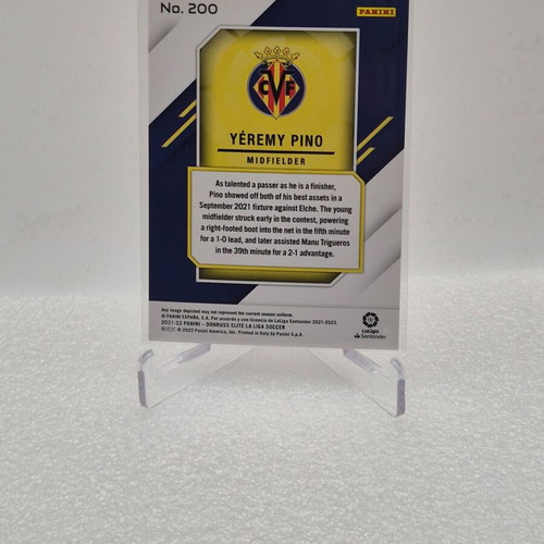 2021-22 Panini Donruss Elite La Liga Yeremy Pino Rookie Card used