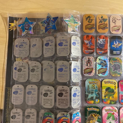 Pokemon collectible tags used, part 1, rare