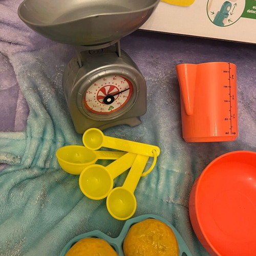 ELC Baking set used, mixer set with missing piece