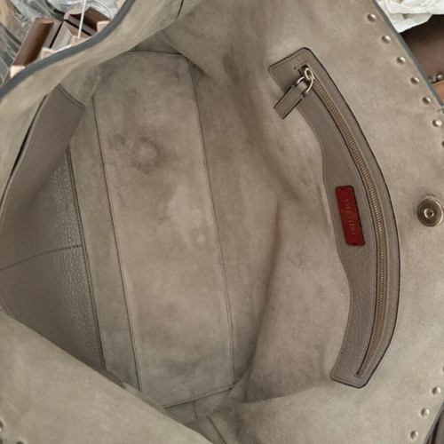 Valentino Garavani Rockstud hobo bag used beige