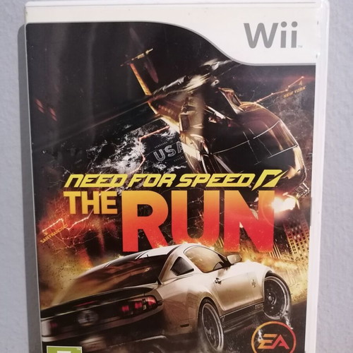 Need for Speed The Run empty case with cover and manual for Nintendo Wii