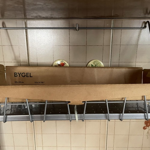 Metal kitchen shelf basket Ikea new
