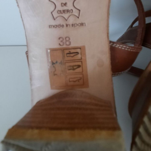 Dansi leather sandals used No38 brown