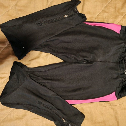 Nike dry fit leggings used, size S, black and pink