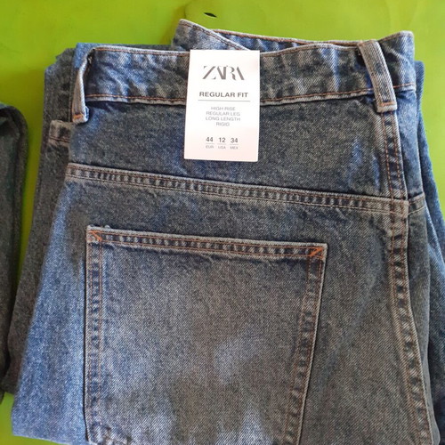 Παντελόνια τζιν Zara καινούργια, μέγεθος 44, μπλε