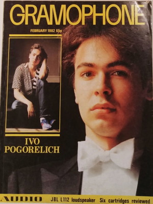 Gramophone February 1982 with Ivo Pogorelich used