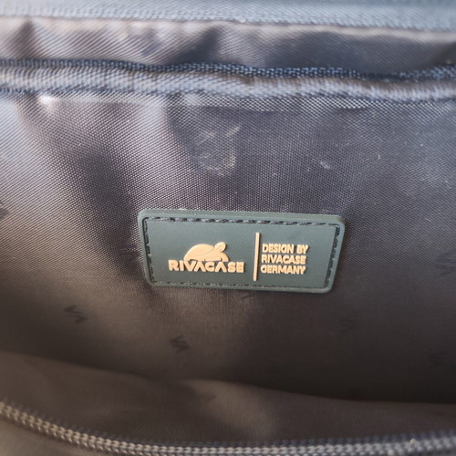 Rivacase laptop bag used with side pockets blue