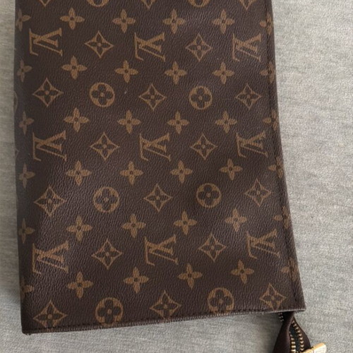 Louis Vuitton Toiletry Pouch 26 Monogram Brown Canvas
