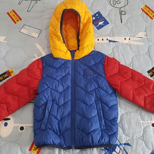 Benetton puffer jacket like new, seasonal, for 18-24 months