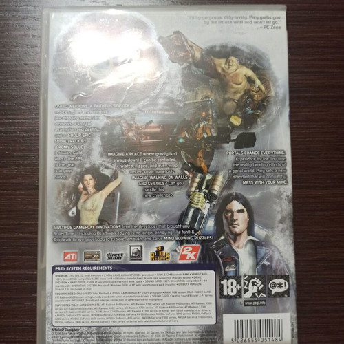 Pc game Prey like new with box