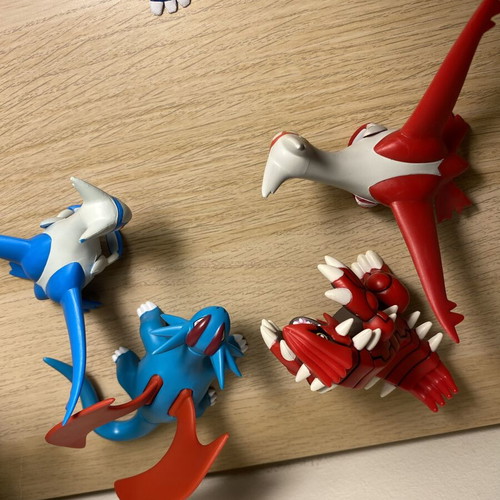 Pokemon Hoenn Legendary and Mythical Figures pack used