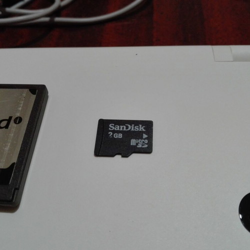 Nintendo DSi console used with Acekard 2i and 2GB microSD
