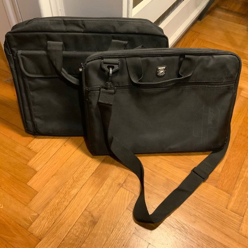 Laptop bags used, pack of 2, 42x32 cm, black