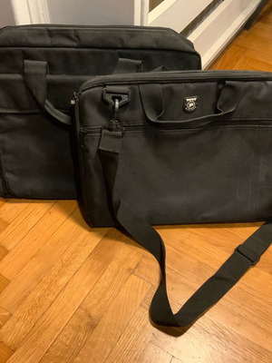 Laptop bags used, pack of 2, 42x32 cm, black