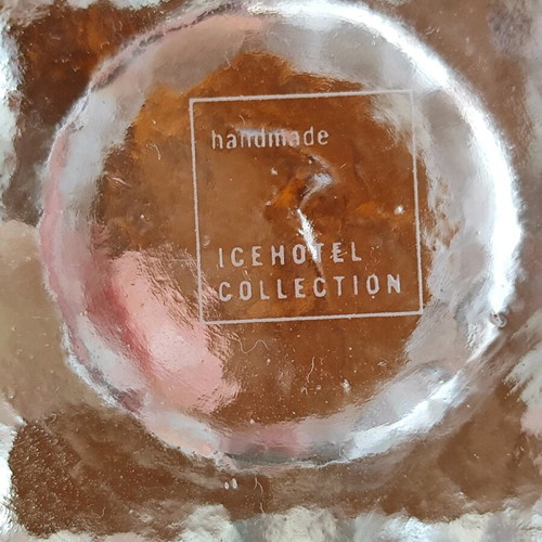 Icehotel Collection Crystal Candlesticks set of 2 new