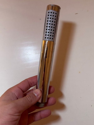 Metal Shower Phone Inox Slim Tubular Design