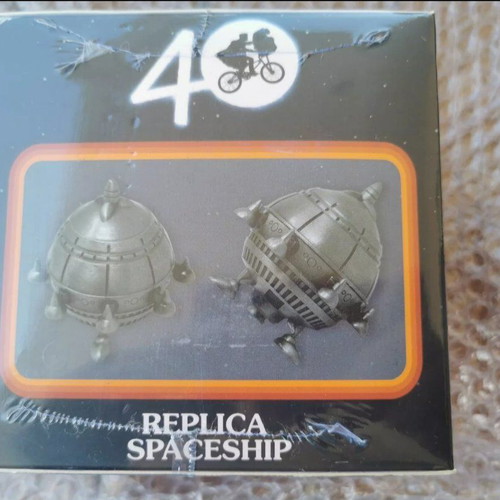 ET Collectible Metal Spaceship new in box