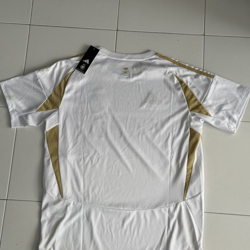 Al Nassr 2024/25 Third White and Gold Jersey, Adidas replica