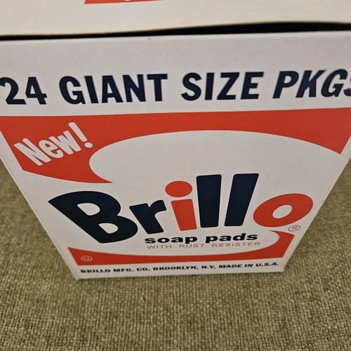 Andy Warhol Brillo Promo Pepe Jeans box used 20x20