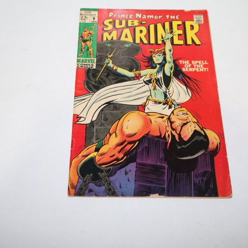 Sub Mariner #9 Jan Spell of the Serpent Marvel comic used